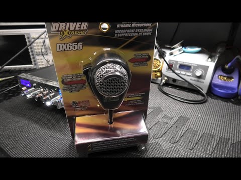 Driver Extreme DX656 Mic Review & Comparison w/ Line Level Audio Test CB Radio