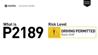 dtc p2189 interpretation