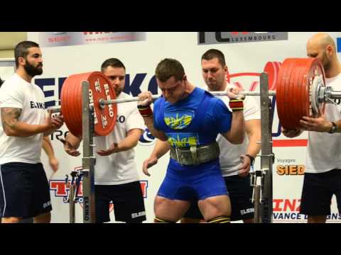 WC Powerlifting 2015 - Sergii Bilyi - 387.5kg squat
