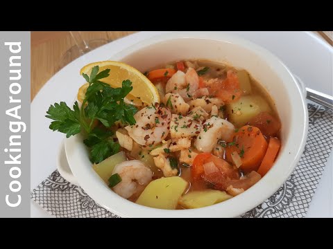Portuguese Traditional  Fish Soup Recipe
