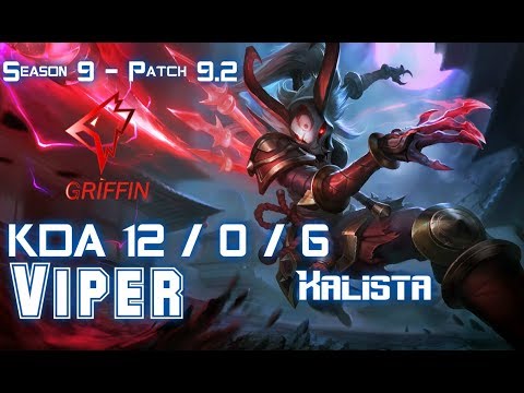 GRF Viper KALISTA vs KAI'SA ADC - Patch 9.2 KR Ranked