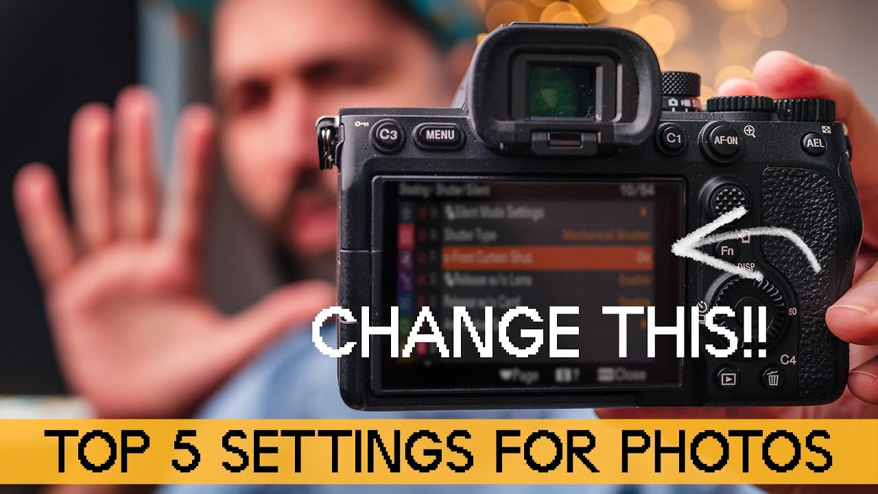 5 Settings You NEED to Change - Sony A7IV and A7RV for Photography