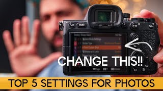 5 Settings You NEED to Change - Sony A7IV and A7RV for Photography