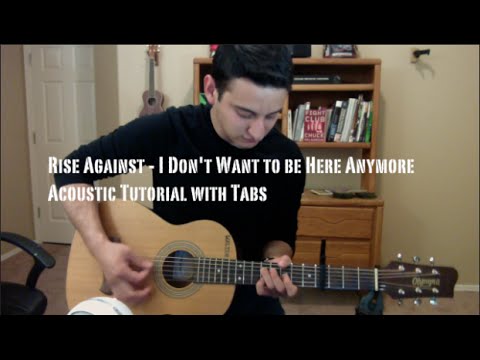 I Dont Want To Be Here Anymore - Rise Against