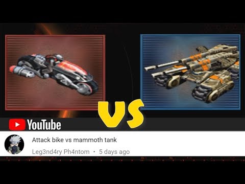 Nod Attack Bike vs GDI Mammoth Tank