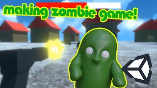 I'm making a zombie game!!!/Zombeans devlog #1