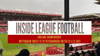 Matchday: Nottingham Forest vs Peterborough United 4th Dec 2021 イングランド・チャンピオンシップ ノッティンガム・フォレスト