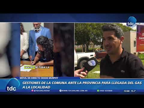 MURPHY / GESTIONES DE LA COMUNA ANTE LA PROVINCIA PARA LLEGADA DEL GAS A LA LOCALIDAD