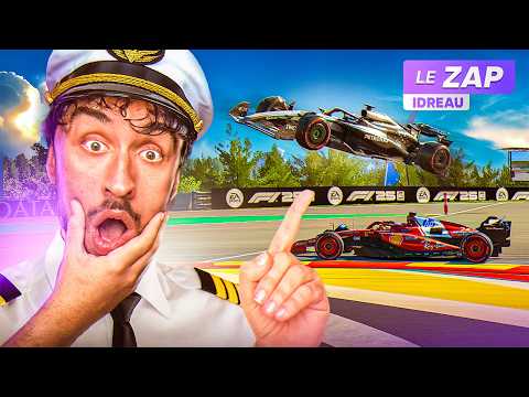 J'AI RÉUSSI À VOLER AVEC UNE FORMULE 1 - LE ZAP