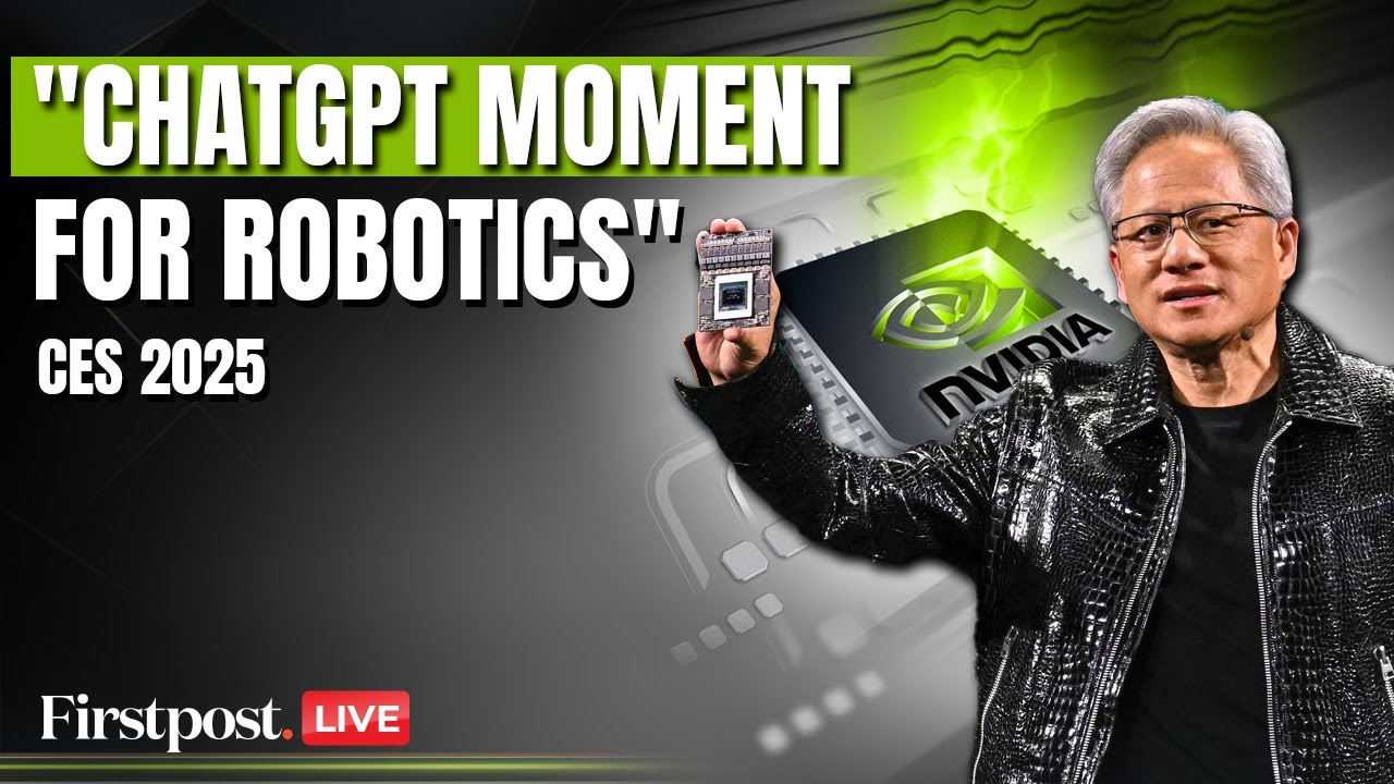 CES 2025 LIVE: NVIDIA CEO Jensen Huang Unveils New AI Model Cosmos, GTX 50 series in Keynote Address