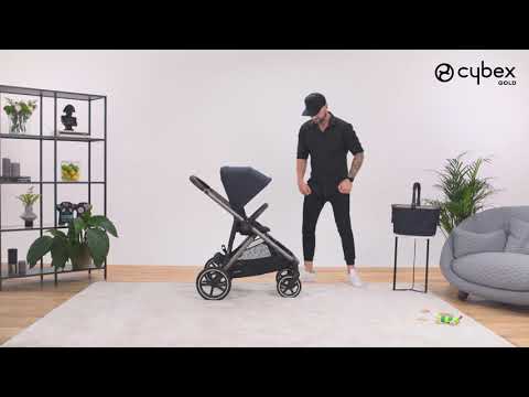 Cybex Gazelle S Twin  Stroller - Black Frame