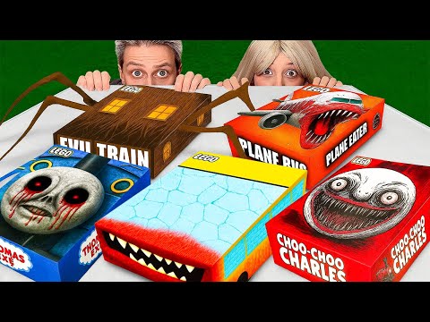 DO NOT OPEN THE LEGO SET WITH CHOO CHOO CHARLES, THOMAS.EXE, HOUSE HEAD & PLANE EATER at 3:00 !!!