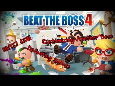 Beat The Boss 4 - Hk417 Gun, Defeating Bosses, Customizing Another boss!!