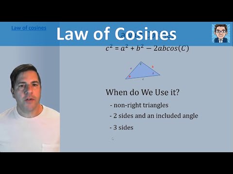 Law of Cosines, Finding Missing Sides or Angles