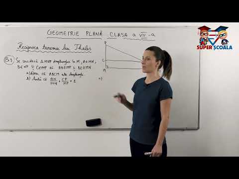 Clasa a VII-a- Reciproca teoremei lui Thales - Partea 4