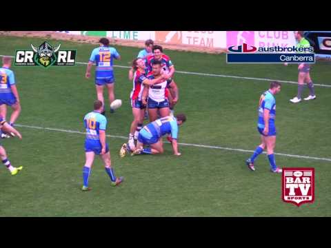 2017 Canberra RL R16 1st Grade Highlights West Belconnen Warriors v Tuggeranong Bushrangers