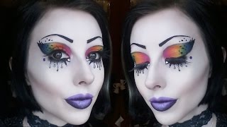 Tutorial – Rainbow Eyes & Purple Ombre Lip