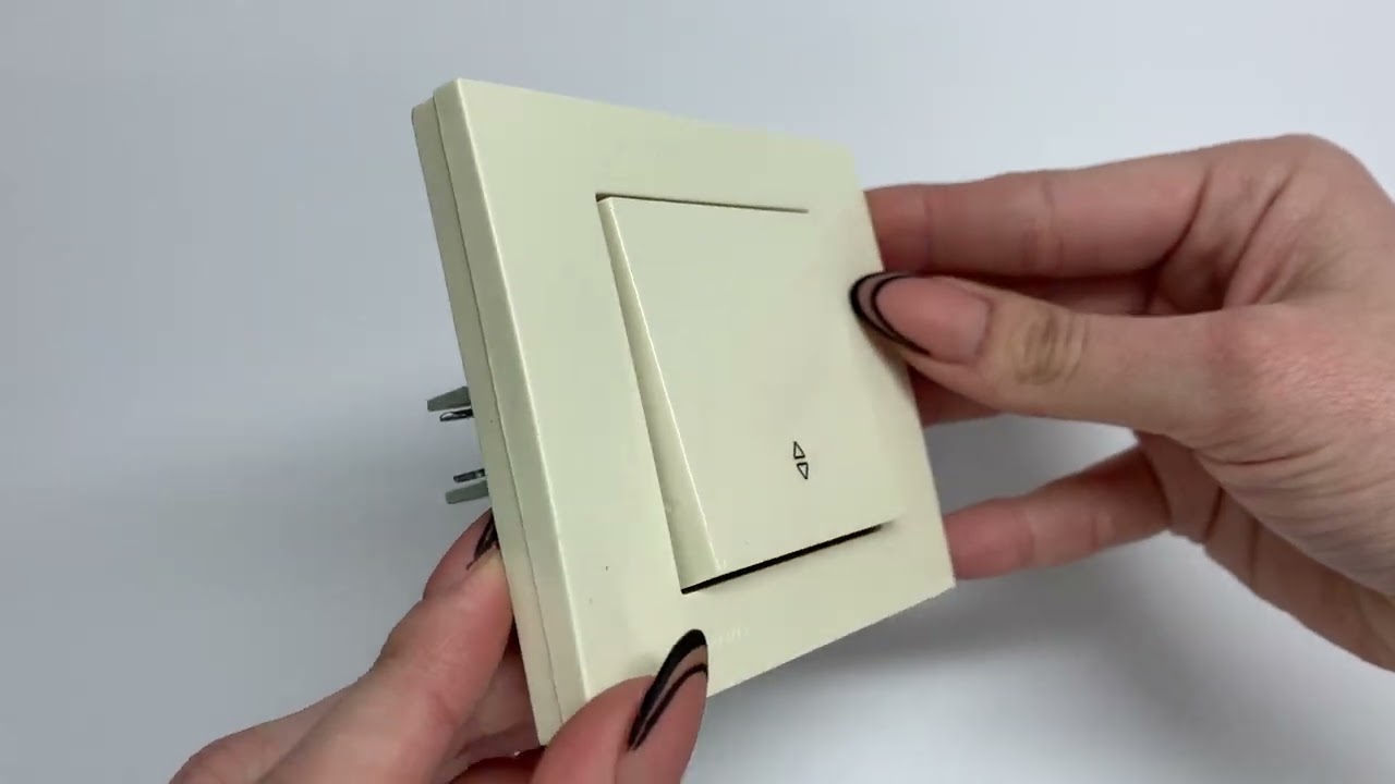 Вимикач прохідний одноклавішний OVIVO Grano крем (400-020200-209)