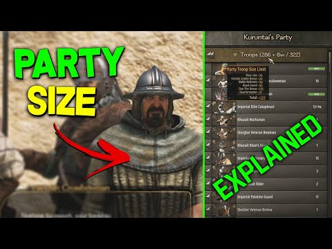 Party Size ULTIMATE GUIDE Info & Tips (Stewardship, Clan Tier, Bonus) - Mount & Blade II: Bannerlord