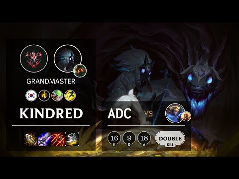 Kindred ADC vs Ezreal - KR Grandmaster Patch 10.18