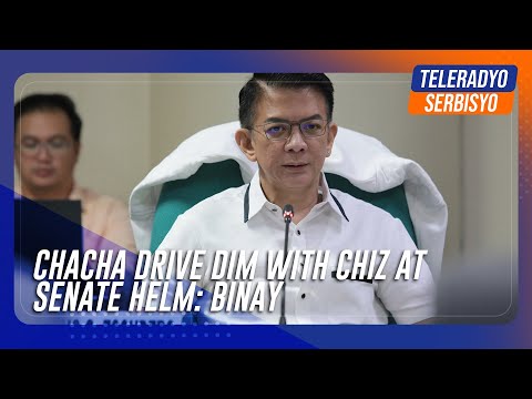 Chacha drive dim with Chiz at Senate helm: Binay