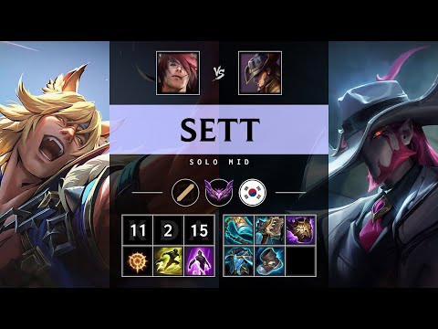 Sett Mid vs Twisted Fate - KR Master Patch 25.05