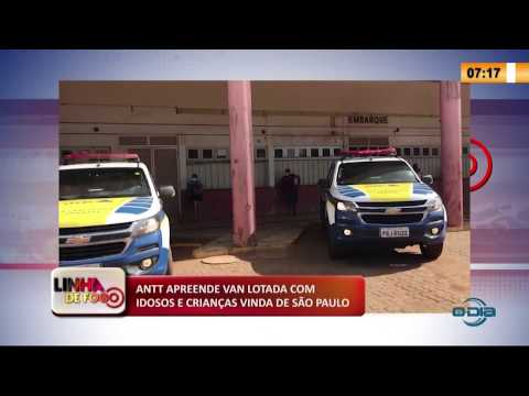 ANTT apreende van lotada com idosos e crianças vinda de SaÌƒo Paulo (18 05 20)