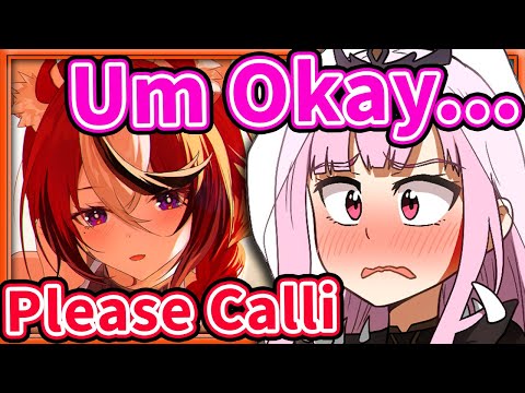 Calli Can't Say No to Bae's Mom IRL 【HololiveEN】