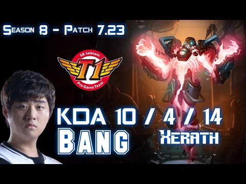 SKT T1 Bang XERATH vs THRESH Supp - Patch 7.23 KR Ranked