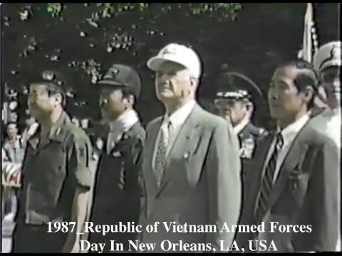 💥1987_Kỷ niệm " NGÀY QUÂN LỰC VNCH " 🪖 Republic of Vietnam Armed Forces Day In New Orleans, LA, USA.