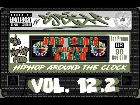 HipHop around the Clock Vol. 12.2 - #12.2 - OldSkool MixTape - 90s - 2000s RnB HipHop - JiggaBounce