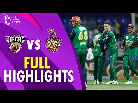 Full Highlights | Desert Vipers vs Abu Dhabi Knight Riders | Match 4 | DP World ILT20 | M3Y1U