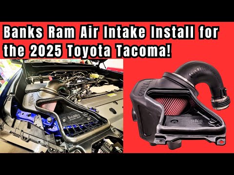 Banks Intake Install for The 2024/2025 Toyota Tacoma