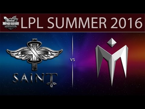 [LoL Highlights] SAT vs IM Game 2 | LPL Summer 2016 (18.06.2016) - Saint Gaming vs I May