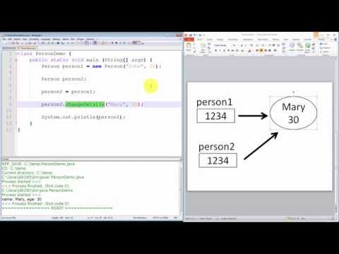 Java Tutorial - Passing by Value (Object References) Video