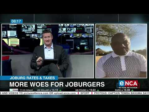 Joburg rates and taxes to increase in July