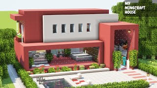 Minecraft: How to build the simplest modern house