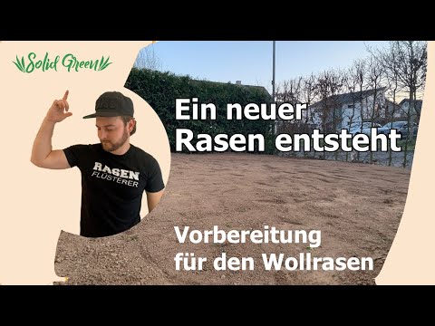 Das Wollrasenprojekt hat begonnen