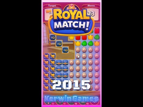 Royal Match Level 2015 - Hard Level - No Boosters Gameplay