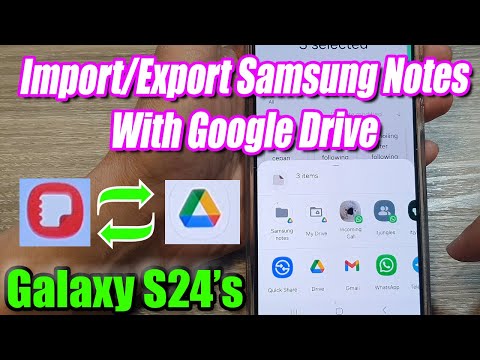 Samsung Notes x Google Drive: Effortless Backup & Import/Export