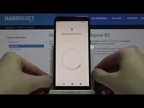 How to Add Google Account to SHARP Aquos R2 – Add Google User
