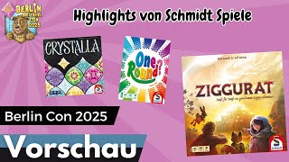 One Round? - Crystalla, Ziggurat - Highlights von Schmidt Spiele – Berlin Con 2025