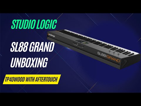 Studio Logic SL88 Grand unboxing || Weighted hammer action keyboard TP40Wood with Aftertouch |