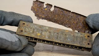 Restoration of an old German harmonica