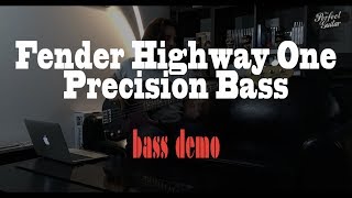 Video thumbnail for Fender Highway One Precision bass • USA by The Perfect Guitar