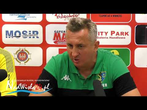 15.08.2020 Konferencja po meczu: Siarka Tarnobrzeg - Wisła Sandomierz 0:1