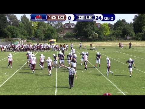 London Blitz @ London Olympians - BAFANL Premiership South - 30th June 2013