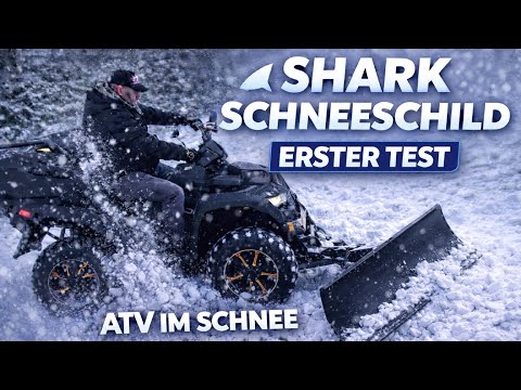 ATV TGB Blade 1000 im Schnee ❄️ | Erster Test: Shark Schneeschild