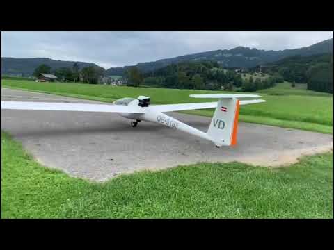 Airworld 1:2,2 Scale ASW 20 with ceflix 1000kit 98 Maiden flight