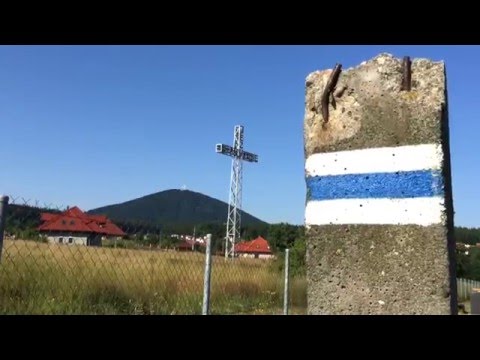 Najwyższy Krzyż w Polsce (jeden z najwyższych w Europie) na Chełmcu koło Wałbrzycha